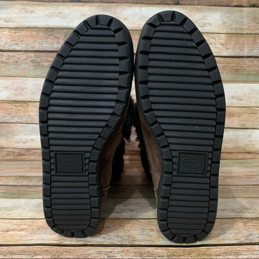 Coach Talen Brown Winter Boots